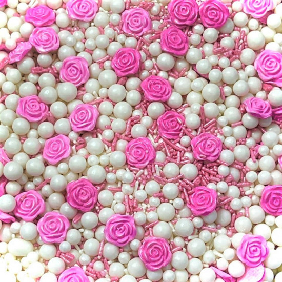 Sprinkles  Pink Flower Cód.540 (Pacote c/ 50g)
