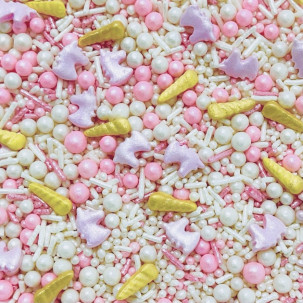 Sprinkles Unicorn ROSA Cód.551 (Pacote c/ 50g)