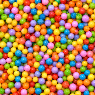 Pérola P Color Vibrante  Cód.427 (Pact. c/ 50gr. Med. aprox. 0,03mm)
