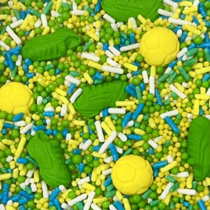 Sprinkles Futebol Brasil Cód.573 (Pact. c/ 50g) Sprinkles Futebol Brasil Cód.573 (Pact. c/ 50g)