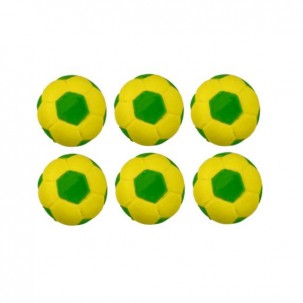 Bola p Brasil Cód.143 (Pacote c/ 6 pçs. Medidas 2cm)