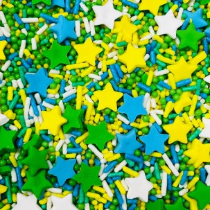 Sprinkles Brasil Estrelas Cód.574 (Pact. c/ 50g) Sprinkles Brasil Estrelas Cód.574 (Pact. c/ 50g)