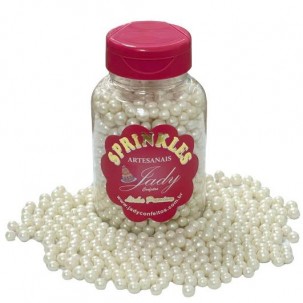 P&eacute;rola M Branca C&oacute;d. P447BC (Pote c/ 100gr. tam. aprox. 0,05mm)