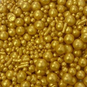 Sprinkles Amarelo Ouro Cód.569 (Pacote c/ 50g)