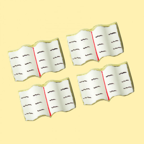 Bíblia Cód.420 (Pacote c/ 4 pçs. Medidas 3,5cm x 3,5cm) Bíblia Cód.420 (Pacote c/ 4 pçs. Medidas 3,5cm x 3,5cm)