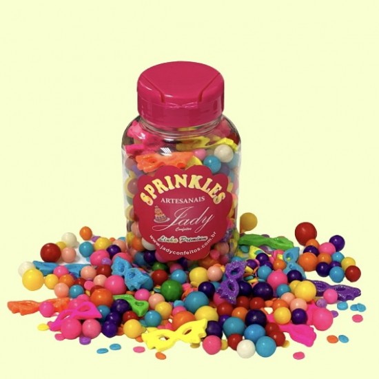 Sprinkles Premium Carnaval Cód.P572 (Pote c/ 100g)