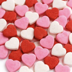 Coração Mix Colors Cód.263 (Pacote c/ 15g. Aprox 110 pçs Medidas 1cm)