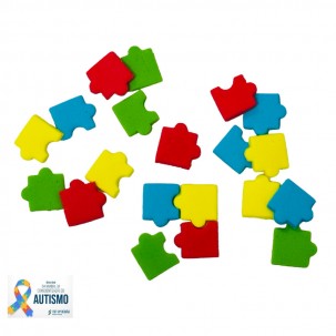 Quebra-cabeça p Cód.685 (Pacote c/ 16 pçs. Medidas 1,5cm x 1,5cm) Quebra-cabeça p Cód.685 (Pacote c/ 16 pçs. Medidas 1,5cm x 1,5cm)