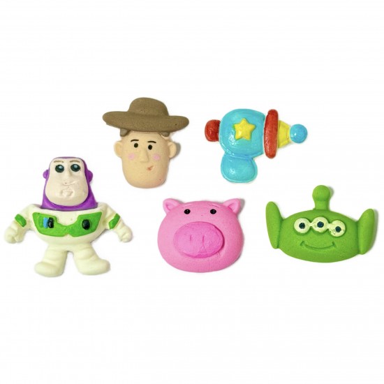 Toy Story Cód.735 (Pacote c/5 pçs. Medida maior peça 3cm x 3cm )