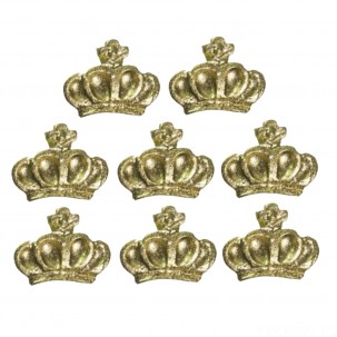 Corôa I Cód.470 (pacote c/ 06 pçs. Medidas 2,5cm x 2cm)