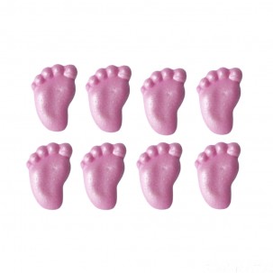 Pé Baby Cód.247 (Pacote c/ 06 pçs. Medidas 2,5cm x 1,5cm)