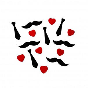 Kit Papai P Cód.634 (Pacote c/ 12 pçs. Medidas aprox. 3cm x 1cm)