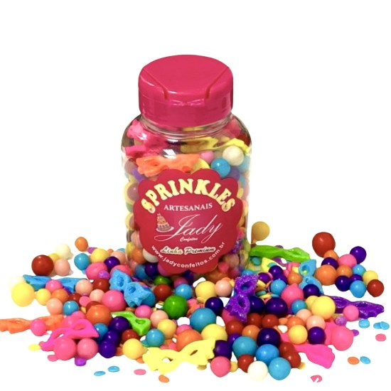 Sprinkles Premium Carnaval Cód.P572 (Pote c/ 100g)