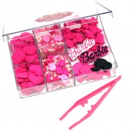 Kit Boneca Cód.B100 (Caixa acrílico + 5 pcts de confeitos + pinça) 