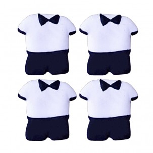 Uniforme de Time Cód.379 (Pacote c/ 4 pçs. Medidas 2,5cm x 3cm)