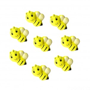 Abelha Animada Cód.160 (Pacote c/ 8 pçs. Medidas 1,5cm x 1,5cm) Abelha Animada Cód.160 (Pacote c/ 8 pçs. Medidas 1,5cm x 1,5cm)