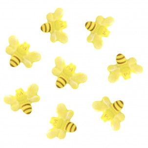 Abelha Cintilante Cód.022 (Pacote c/ 8 pçs. Medidas 2cm x 1,5cm) Abelha Cintilante Cód.022 (Pacote c/ 8 pçs. Medidas 2cm x 1,5cm)