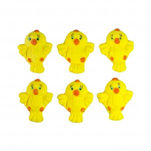 Passarinho Animado Cód.357 (Pacote c/ 6 pçs. Medidas 2cm x 2,5cm)