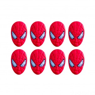 Homem Aranha p Cód.051 (Pacote c/ 06 pçs. Medidas 2,5cm x 2,5cm)