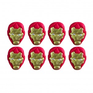 Homem de Ferro p Cód.386 (Pacote c/ 06 pçs. Medidas 2,5cm x 2,5cm) Homem de Ferro p Cód.386 (Pacote c/ 06 pçs. Medidas 2,5cm x 2,5cm)