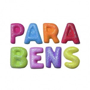 Parabéns Cód.013 (Pacote c/ 8 letras)