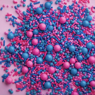 Sprinkles Pink and Blue Cód.510 (Pacote c/ 50g) Sprinkles Pink and Blue Cód.510 (Pacote c/ 50g)