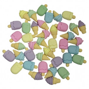 Sorvetinhos Cód.631 (Pacote c/ 08 pçs. Medidas 1,5cm x 1cm) Sorvetinhos Cód.631 (Pacote c/ 08 pçs. Medidas 1,5cm x 1cm)