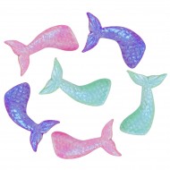 Sereia G Cód.497 (Pacote c/ 6 pçs. Medidas 3cm x 5cm)