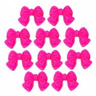 Laço Charm Pink Cód.636pk (Pacote c/ 6pçs. Medidas 2cm x 2cm)