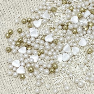 Sprinkles Love Gold White Cód.502 (Pacote c/ 50g)