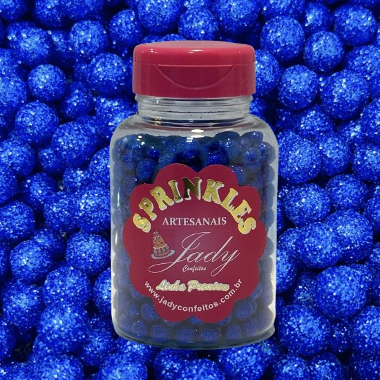 Sprinkles Premium Glow Azul Escuro Cód.P543aze (Pote c/ 100g)