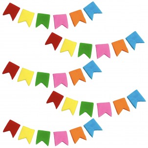 Festa Junina Bandeirola Cód.310 (Pacote c/ 15g Medidas 1cm x 1cm)