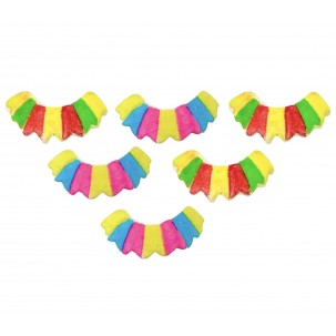 Festa Junina Bandeirola P Cód.439 (Pacote c/ 6 pçs. Medidas 3cm x 1cm)