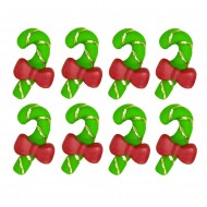 Natal Bengala P Cód.074 (Pct. c/ 06 pçs. Med. 2cm x 2,5cm)