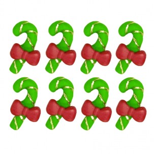 Natal Bengala P Cód.074 (Pct. c/ 06 pçs. Med. 2cm x 2,5cm)