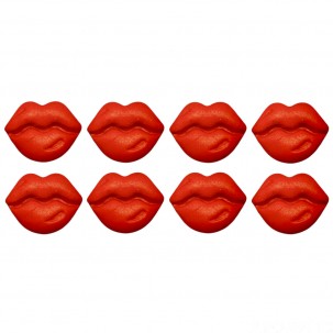 Boca Cód.222 (Pacote c/ 6 pçs. Medidas 2cm x 1,5cm) Boca Cód.222 (Pacote c/ 6 pçs. Medidas 2cm x 1,5cm)