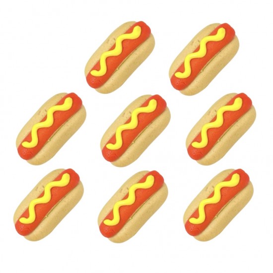 Hot Dog Cód.713 (Pct. c/ 08 pças. Med. 2,5cm x 1,3cm)