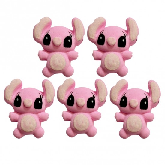 Stitch G Rosa Cód.747 (Pacote c/ 5 pças. Medidas 2,5cm x 3,0cm) Stitch G Rosa Cód.747 (Pacote c/ 5 pças. Medidas 2,5cm x 3,0cm)