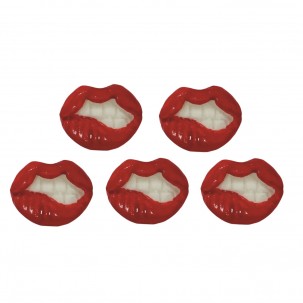 Boca desejo Cód.689 (Pacote c/ 5 pçs. medidas aprox: 2cm) Boca desejo Cód.689 (Pacote c/ 5 pçs. medidas aprox: 2cm)