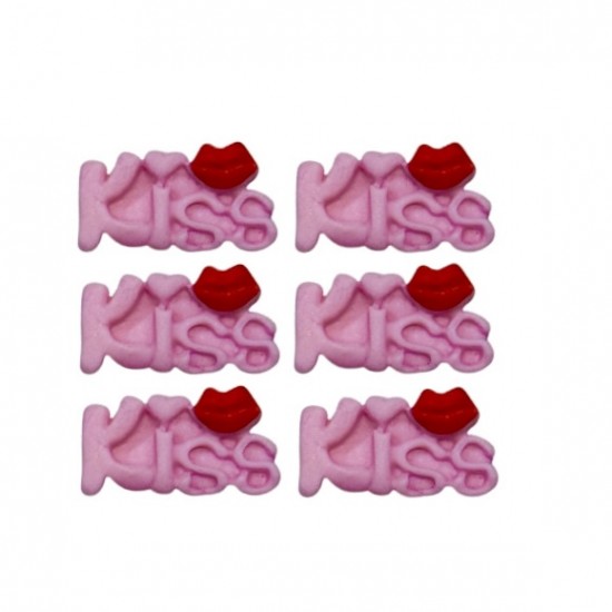 Kiss Cód.690 (Pacote c/ 6 pçs. medidas 2 á 2,5cm)