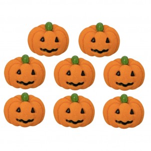 Abóbora Halloween Cód.347  (Pct. c/ 6 pçs. Med. 2cm x 1,5cm)