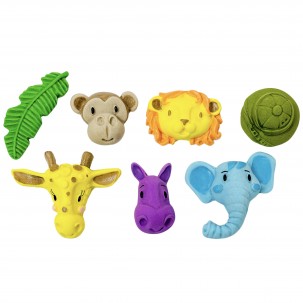 Safari Cód.353 (Pacote c/ 7 pçs. Medidas 2,5cm até 3,5cm) Safari Cód.353 (Pacote c/ 7 pçs. Medidas 2,5cm até 3,5cm)