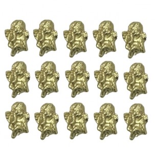 Anjo mini Cód.703 (Pacote c/ 10 pçs. Medidas 1cm x 1,5cm)