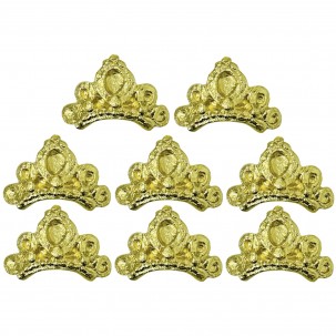 Corôa III Cód.423 (pacote c/ 06 pçs. Medidas 2,5cm x 2cm)