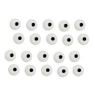 Olhos Cód.655  (Pacote c/ 12 pçs. Med. 1cm)