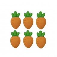 Páscoa Cenoura Fofura Cód.669 (Pct c/ 6pçs. Medidas 1,5cm x 2,5cm)