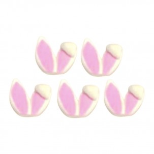 Páscoa Orelha de Coelho Cód.601 (Pct c/ 5 Pçs. Medidas 2cm x 2cm)
