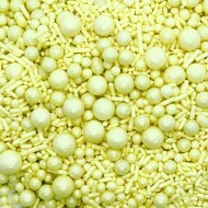 Sprinkles Amarelo Pastel Cód.530AM (Pct c/ 50g)