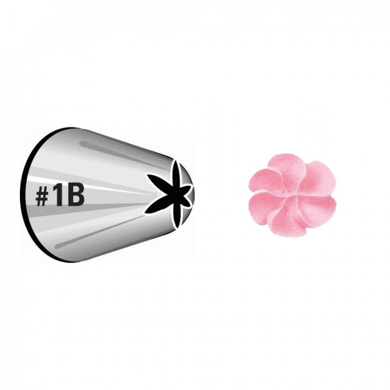 Bico De Confeitar Flor G 1b Wilton Esse modelo tem a ponta redonda e é utilizado para escrever, fazer contornos bico flores: bico de confeitar flor g 1b wilton