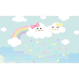 Papel de Arroz   CHUVA DE AMOR (CA001) TAM.A4